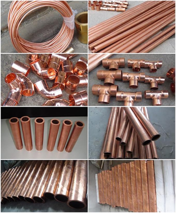 produtos relacionados - tubo da tubulação do cobre do condicionador de ar da separação da bobina da panqueca da peça da refrigeração, tubulação maioria do cobre da C.A.