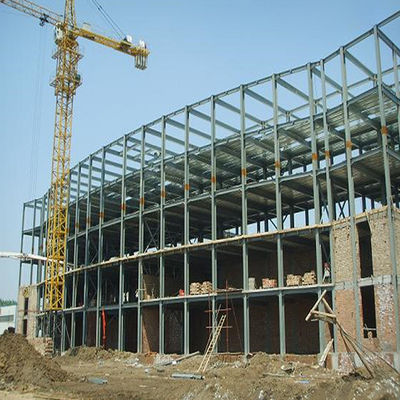 Construção comercial quadro da construção de aço do escritório Q235