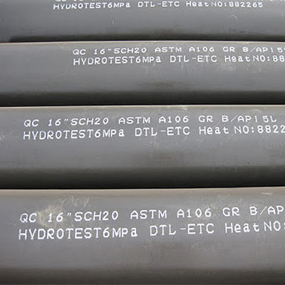 Tubulação de aço sem emenda galvanizada 4mm do carbono de Astm A106
