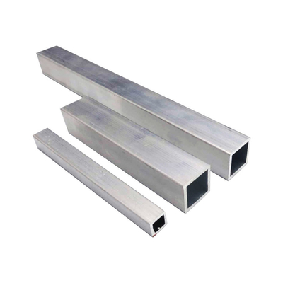 O pó ISO9001 revestiu o tubo de alumínio do quadrado de Alu da seção 7050 da caixa