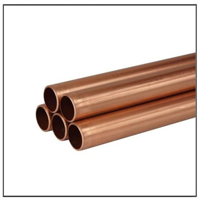 Tubulação redonda de cobre de pequeno diâmetro C10100 C10200 C11000 do cobre da condição do ar do tubo