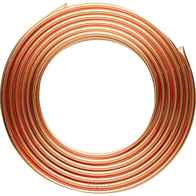 Tubulação redonda de cobre de pequeno diâmetro C10100 C10200 C11000 do cobre da condição do ar do tubo