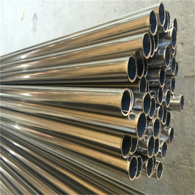 Tubulação de aço inoxidável sem costura soldada Aisi Astm 321 para gases líquidos 0,3 mm-60 mm